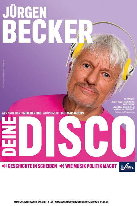 J�rgen Becker - Disco - Geschichte in Scheiben - Leverkusen - 24.04.2026 20:00