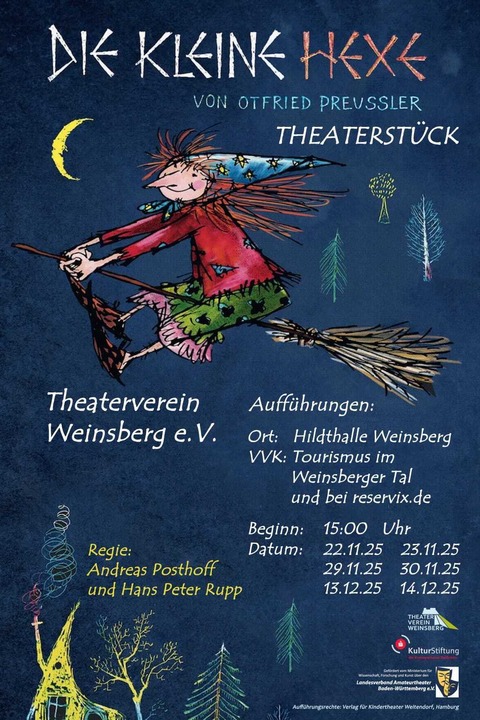 Theaterverein Weinsberg - Die kleine Hexe - Weinsberg - 11.01.2026 15:00