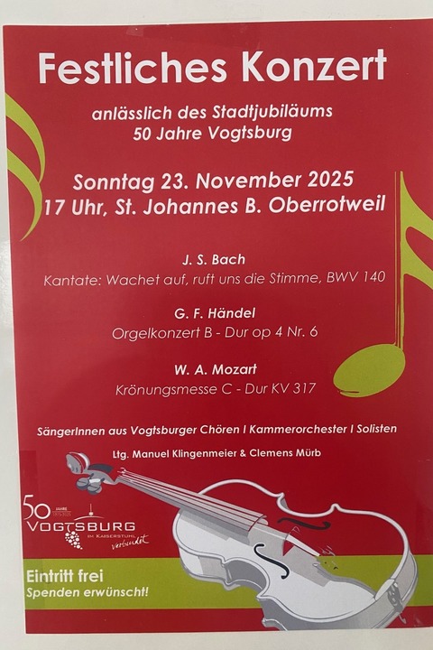 Bach & Hndel - Vogtsburg - 23.11.2025 17:00