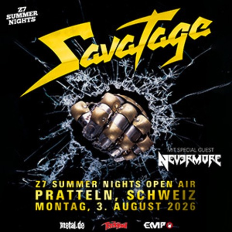 Savatage - Z7 Summer Nights Open Air - Pratteln - 03.08.2026 19:30