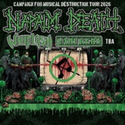 NAPALM DEATH + WHIPLASH + VARUKERS - Hamburg - 14.02.2026 20:00