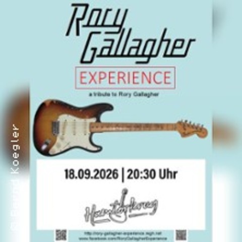 Rory Gallagher Experience Live! - NEUSS - 18.09.2026 20:30