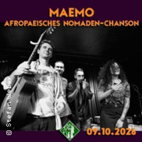 Maemo - Afrop�isches Nomaden-Chanson - BERLIN - 09.10.2026 20:00