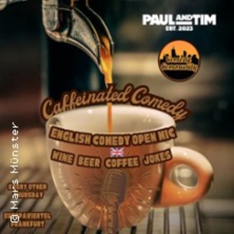 English Open Mic at Paul & Tim`s Cafe - FRANKFURT AM MAIN - 18.12.2025 19:30