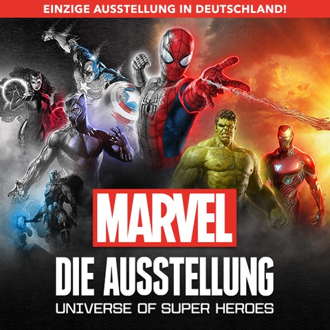 MARVEL: Die Ausstellung - Universe of Super Heroes | Ludwigsburg | Tages-Flex-/Geschenkticket - Ludwigsburg - 01.03.2026 10:00