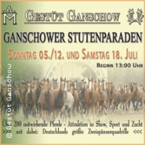 Ganschower Stutenparade - GANSCHOW - 05.07.2026 13:00