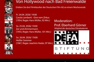 Festival des DEFA Films 2026 - Carola Lamberti - Eine vom Zirkus (1954, Regie: Hans M�ller, 92 Min.)