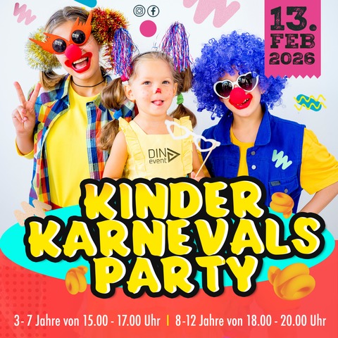 Kinderkarnevalsparty - Kinderkarnevalsparty (8-12 Jahre) - Dinslaken - 13.02.2026 18:00