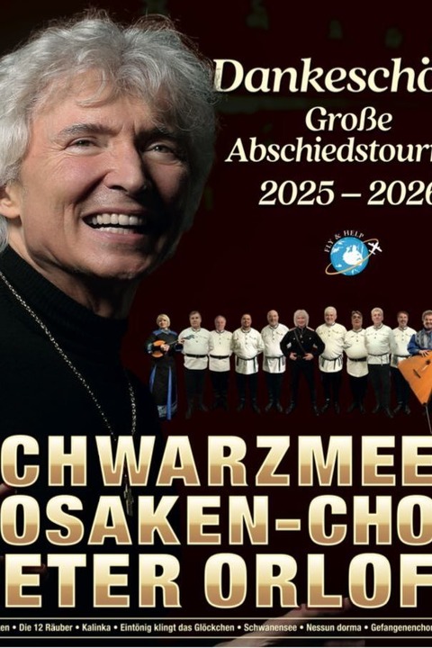 Peter Orloff & der Schwarzmeer Kosaken-Chor - Die Abschiedstournee - B�hlen - 20.11.2026 17:00