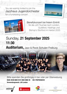 Jazzhaus Jugendorchest Benefiz Konzert - Freiburg - 21.11.2025 11:30