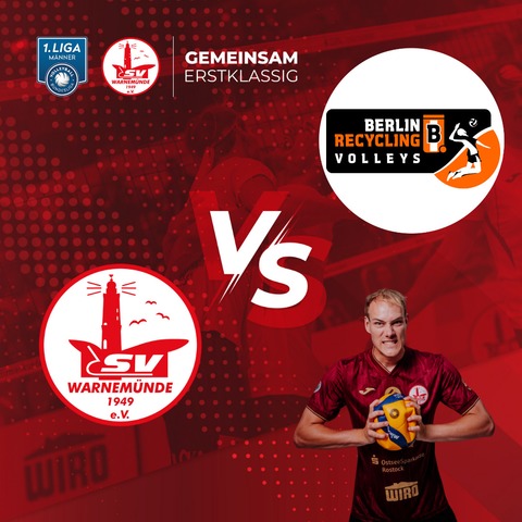 SV Warnem�nde - BERLIN RECYCLING Volleys - Rostock - 14.01.2026 18:30