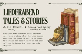 Liederabend Tales & Stories