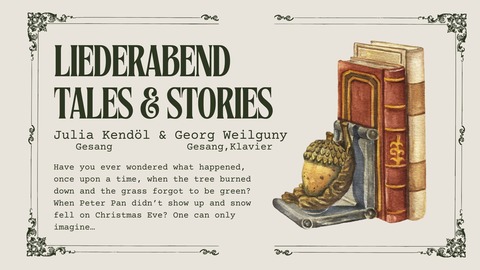 Liederabend Tales & Stories - Wien - 21.01.2026 19:30