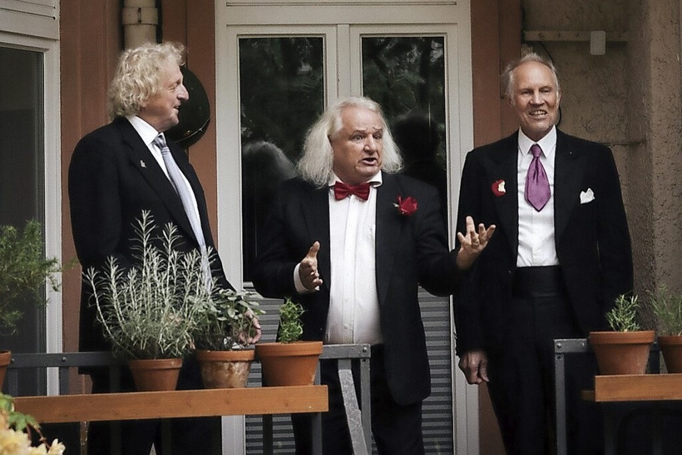 Das A-Capella-Trio Mnnertreu singt in der Peter-und-Paul-Kapelle in Freiburg-St. Georgen - Badische Zeitung TICKET
