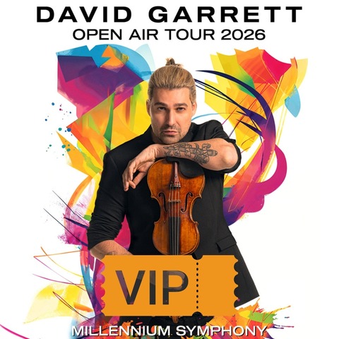 David Garrett - VIP UPGRADE - Schwetzingen - 08.08.2026 20:00