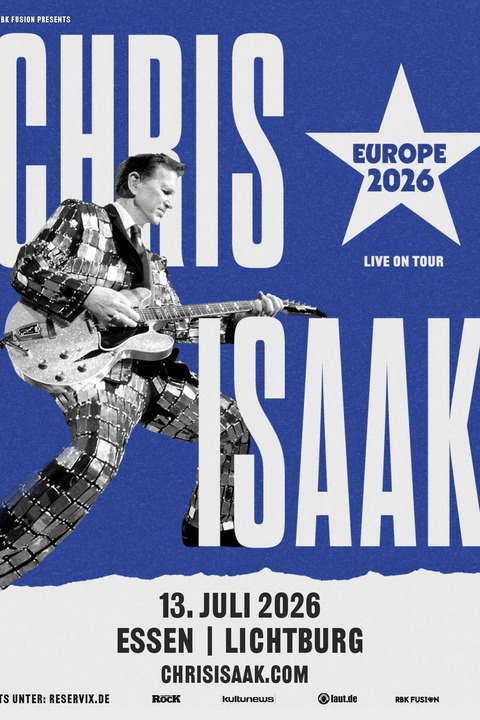 CHRIS ISAAK - LIVE 2026 - Essen - 13.07.2026 20:00