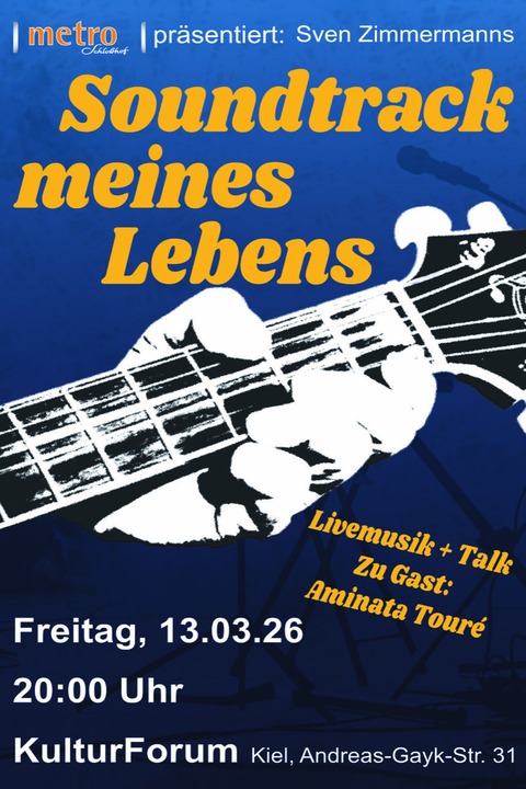 Sven Zimmermanns - „Der Soundtrack meines Lebens“ - Kiel - 13.03.2026 20:00