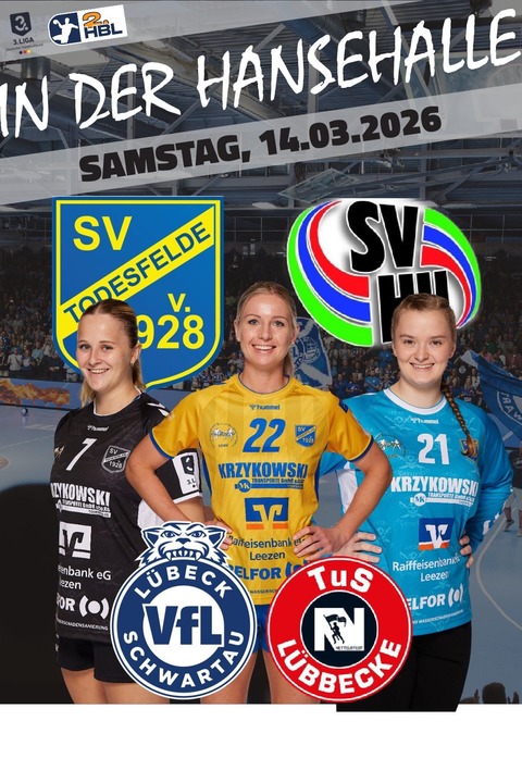 Hanse-Kracher: SV Todesfelde - SV Henstedt-Ulzburg - L�beck - 14.03.2026 14:00