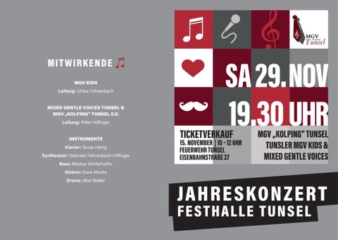 Mnnergesangverein Kolping Tunsel - Bad Krozingen - 29.11.2025 19:30