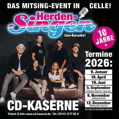 Herdensingen - Das Gruppen-Karaoke-Event - Celle - 18.04.2026 20:00