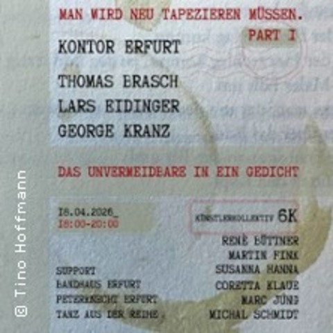 Lars Eidinger I George Kranz - Erfurt - 18.04.2026 18:00