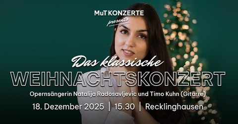 Das klassische Weihnachtskonzert - Recklinghausen - 18.12.2025 15:30