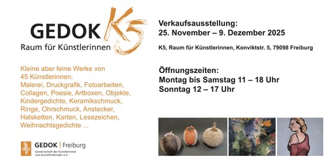 klein und fein zur Weihnachtszeit - Freiburg - 25.11.2025 11:00