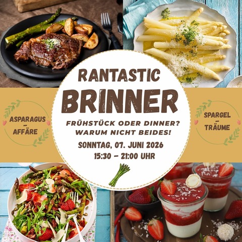 Rantastic Brinner - Breakfast meets Dinner- Asparagus Affair - Brinner im Juni - Baden-Baden - 07.06.2026 15:30