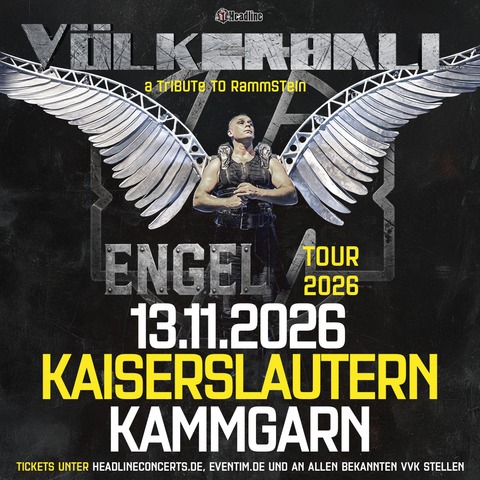 Vlkerball - &#8222;A Tribute to Rammstein&#8220; - Engel - Tour 2026 - Kaiserslautern - 13.11.2026 20:00