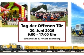 SAALFELD / SONNEBERG - Feengrottenexpress oder Tag der offenen Tr bei PIKO