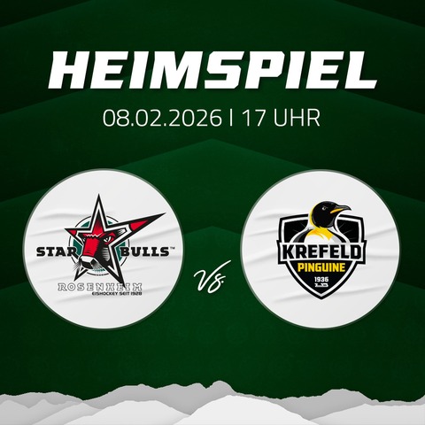 Starbulls Rosenheim - Krefeld Pinguine - Rosenheim - 08.02.2026 17:00