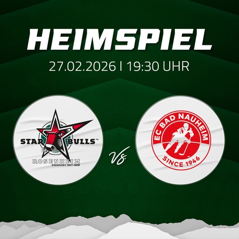 Starbulls Rosenheim - EC Bad Nauheim - Rosenheim - 27.02.2026 19:30