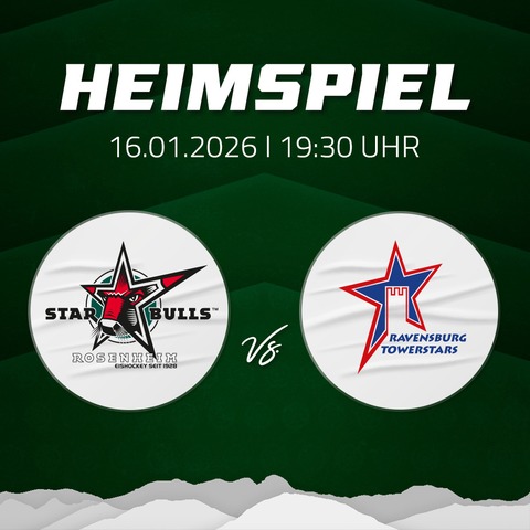 Starbulls Rosenheim - Ravensburg Towerstars - Rosenheim - 16.01.2026 19:30