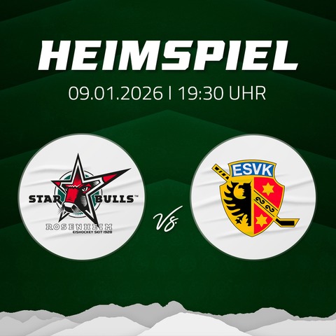 Starbulls Rosenheim - ESV Kaufbeuren - Rosenheim - 09.01.2026 19:30