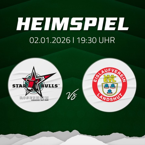 Starbulls Rosenheim - EV Landshut - Rosenheim - 02.01.2026 19:30