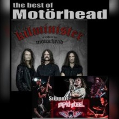 Kilminister - The Best Of Mot�rhead + Support: Sapid Steel - L�SSNITZ OT AFFALTER - 17.01.2026 20:00