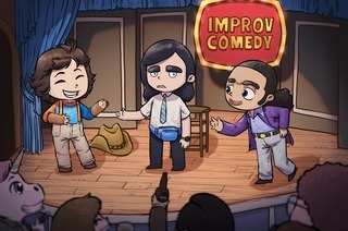 Masud-Improv mit G�sten - Improv-Comedy