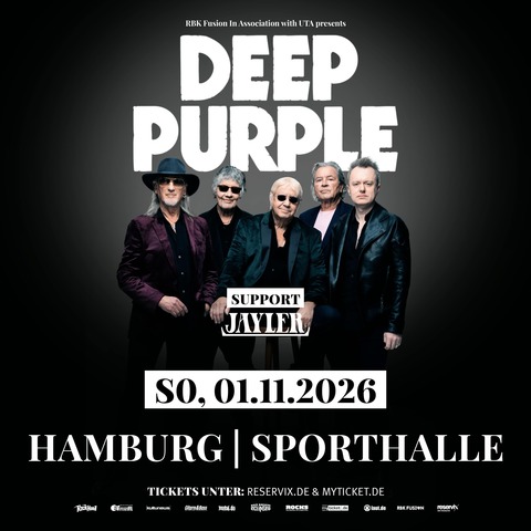 DEEP PURPLE - Hamburg - 01.11.2026 19:00
