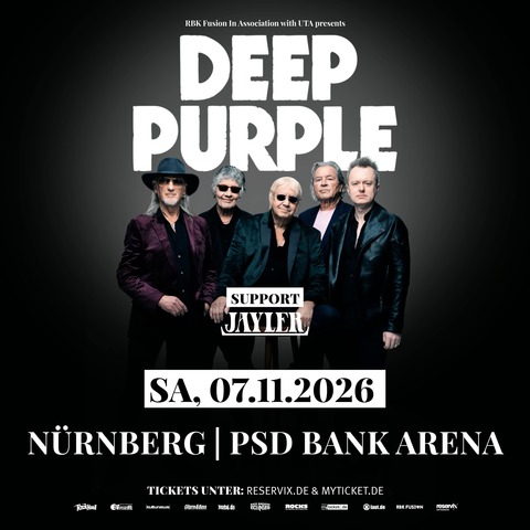 DEEP PURPLE - N�RNBERG - 07.11.2026 19:00