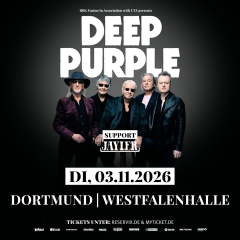 DEEP PURPLE - Dortmund - 03.11.2026 19:30