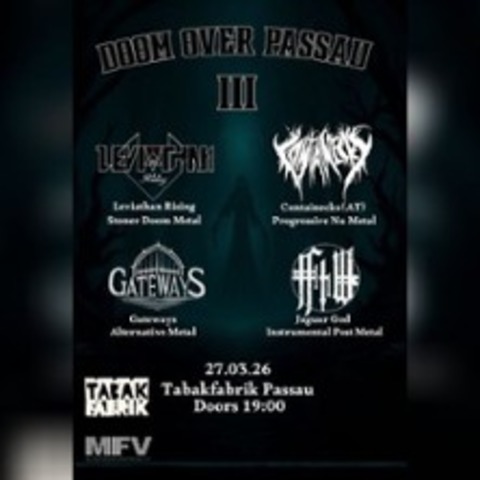 Doom over Passau III - PASSAU - 27.03.2026 19:00