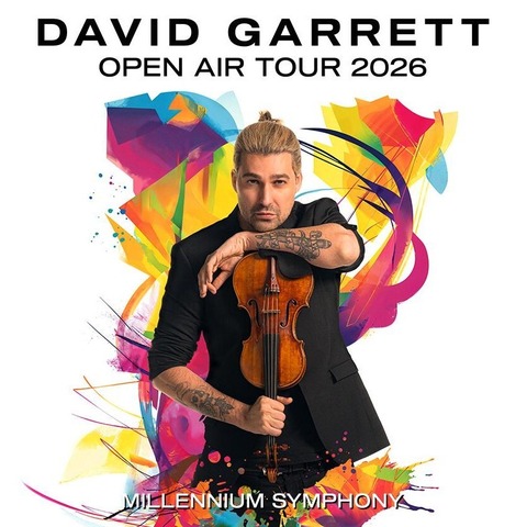 DAVID GARRETT - Millennium Symphony Open Air Tour 2026 - Kassel - 21.06.2026 19:00