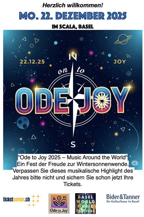 Ode to Joy 2025 - Basel - 22.12.2025 18:30