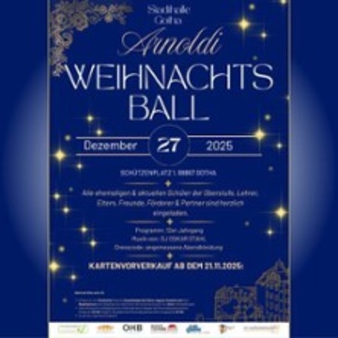 Arnoldi Weihnachtsball 2025 - GOTHA - 27.12.2025 19:30