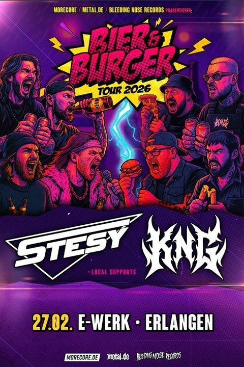 STESY vs. KNG - Bier & Burger Tour 2026 - Erlangen - 27.02.2026 19:00