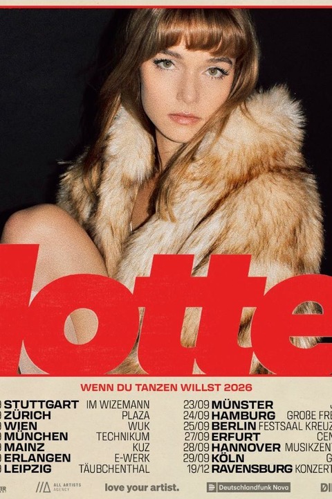 LOTTE - Wenn du tanzen willst Tour 2026 - Erlangen - 20.09.2026 20:00