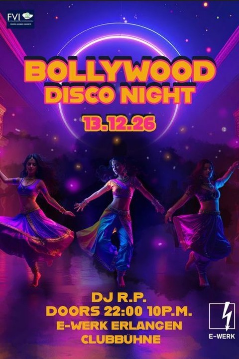 Bollywood Disco-Night - Erlangen - 13.12.2025 22:00