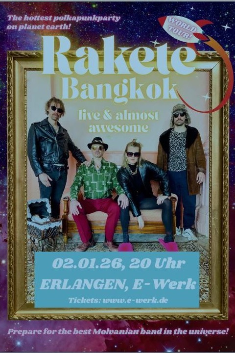 Rakete Bangkok - Erlangen - 02.01.2026 20:00