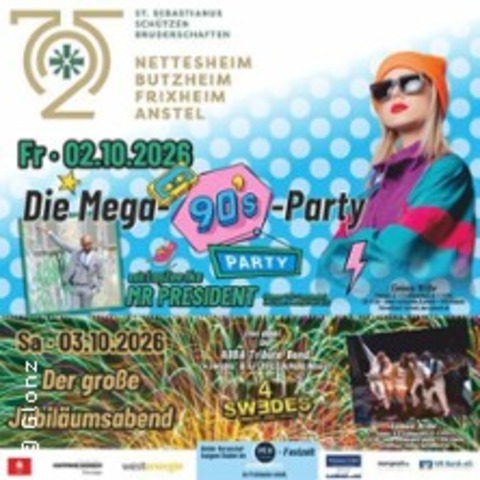 Der gro�e Jubil�umsabend - ROMMERSKIRCHEN - 03.10.2026 19:00