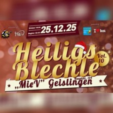 Heiligs Blechle - Vol. 10 - Geislingen an der Steige - 25.12.2025 19:45